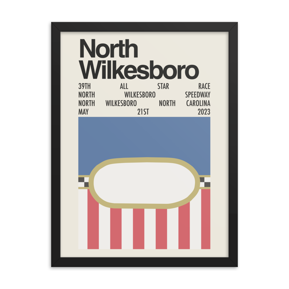 2023 North Wilkesboro All Star Race Print