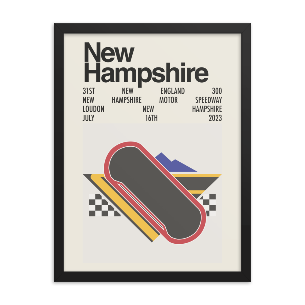 2023 New England 300 Race Print