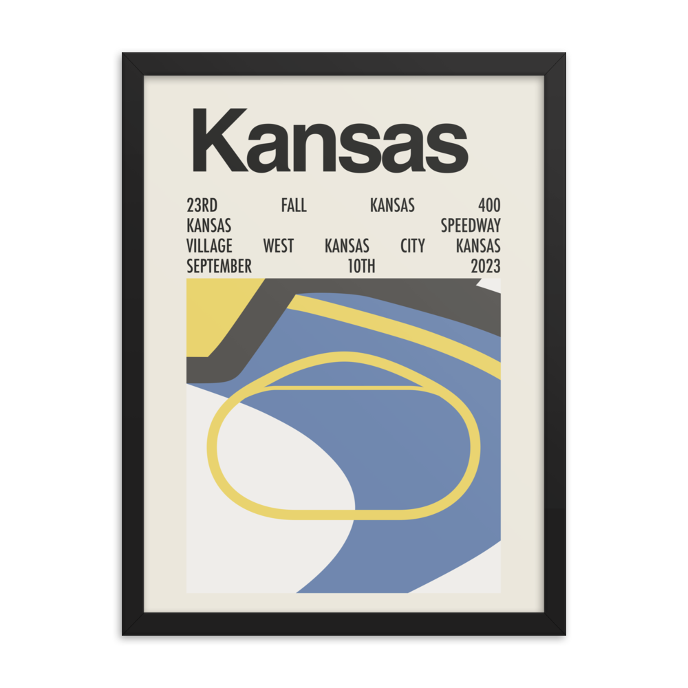 2023 Kansas Fall 400 Race Print