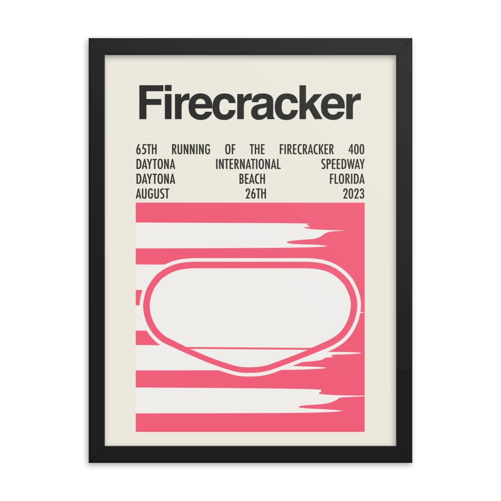 2023 Firecracker 400 Race Print