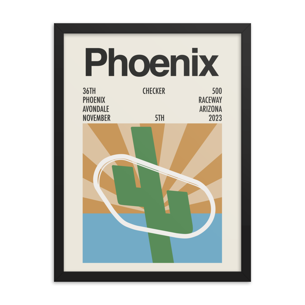 2023 Phoenix Championship Finale Race Print