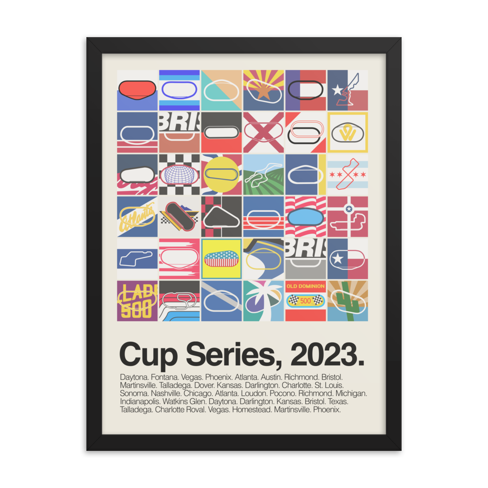 2023 Cup Series Season Print