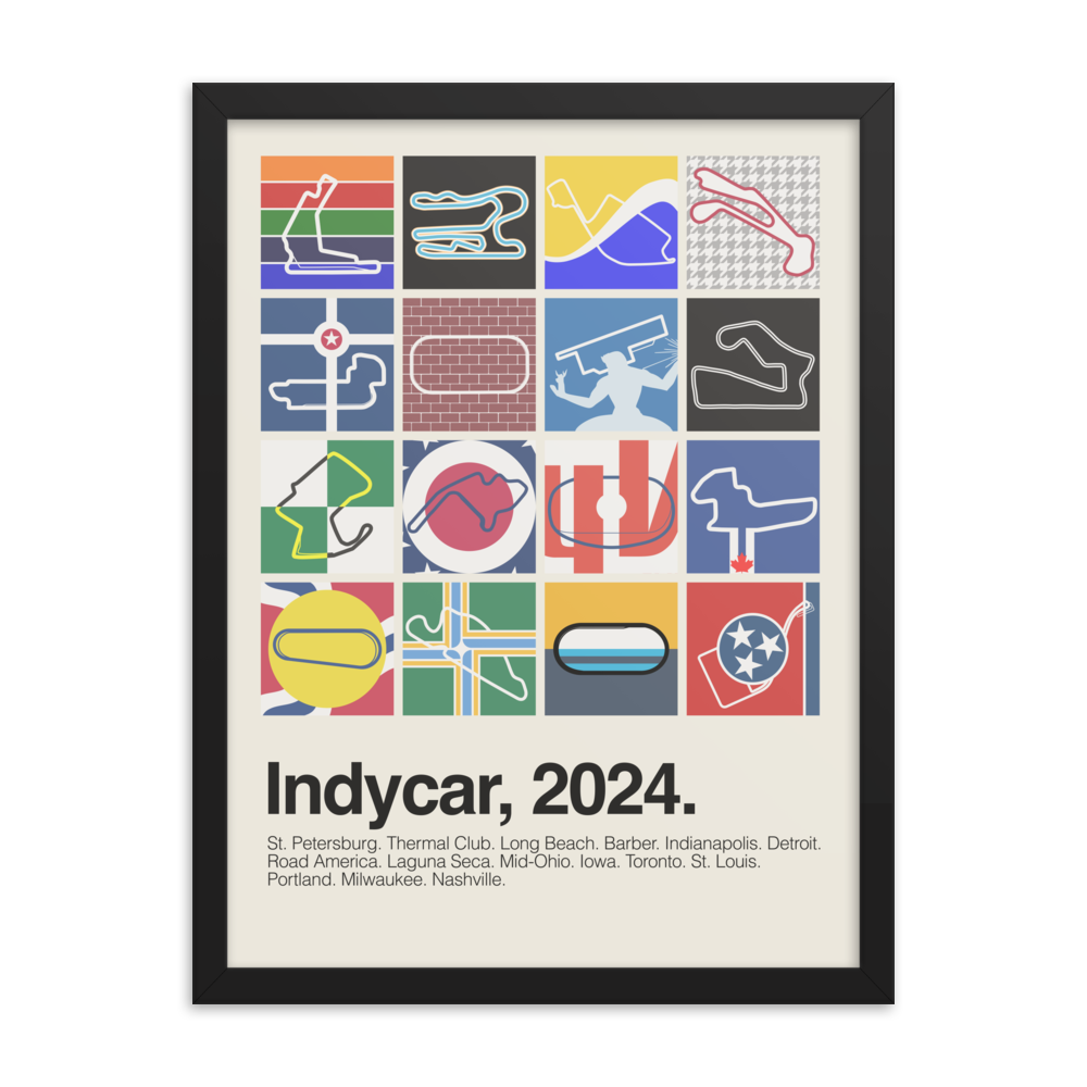 2024 Indycar Season Print