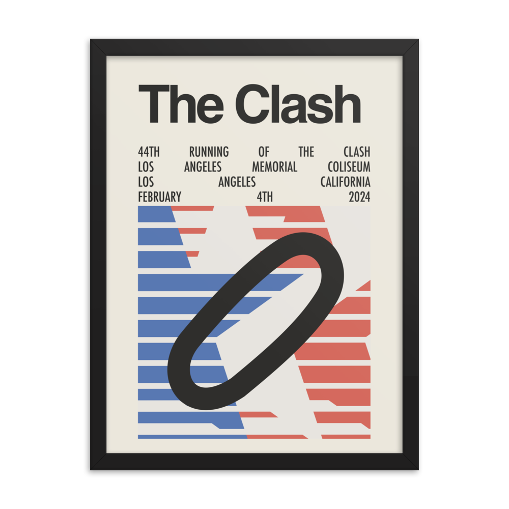 2024 Clash at the Coliseum Race Print