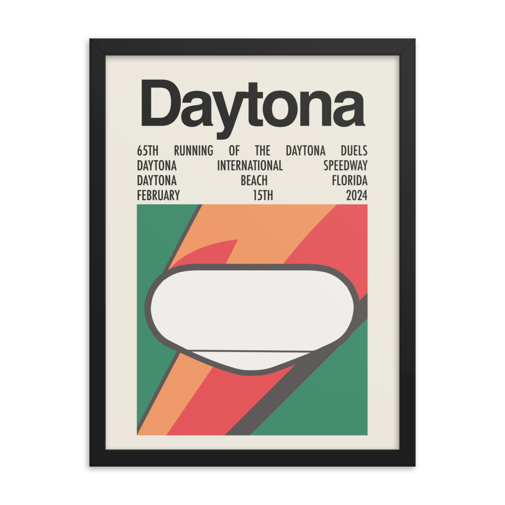 2024 Daytona Duels Race Print