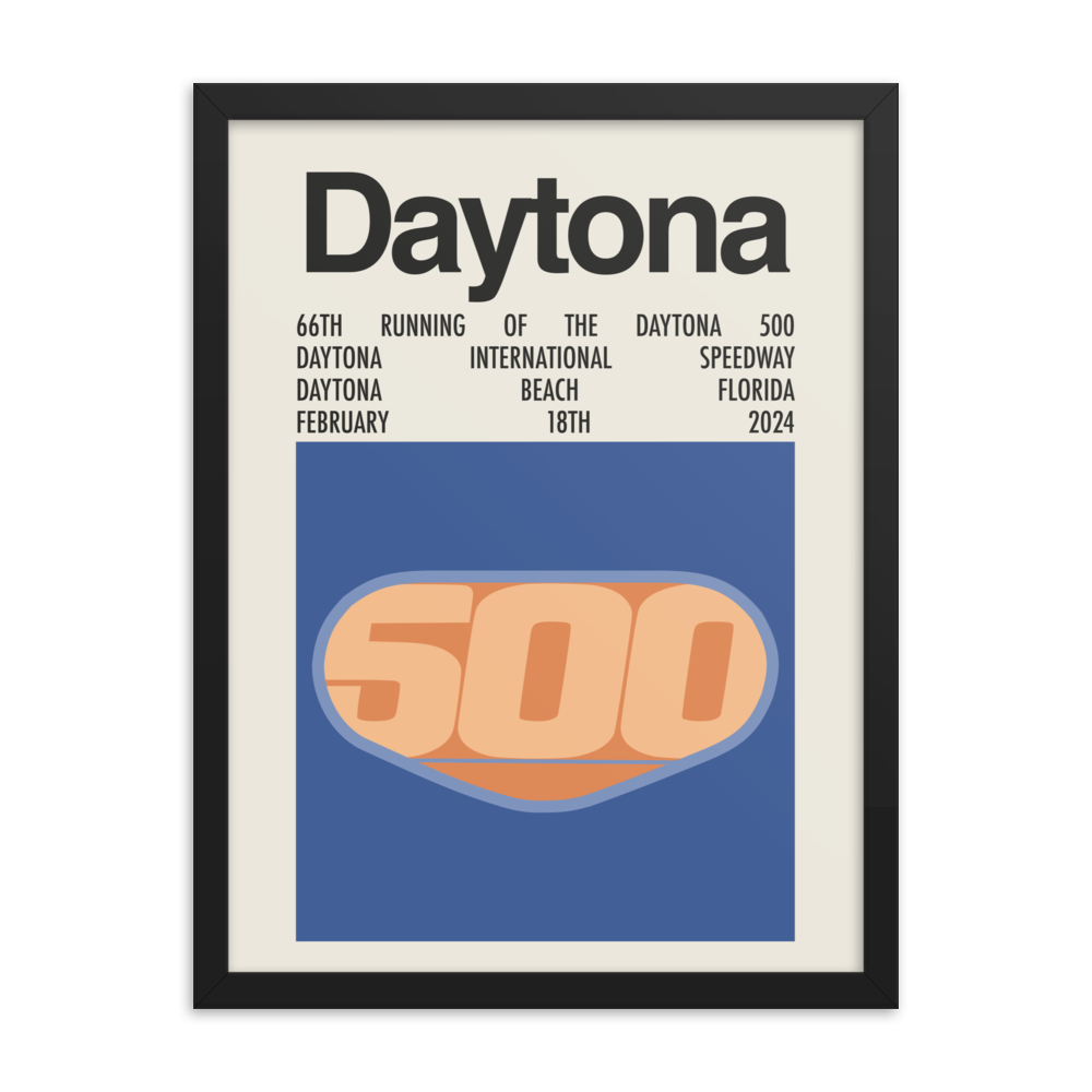 2024 Daytona 500 Race Print