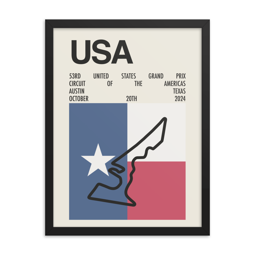 2024 United States Grand Prix Print