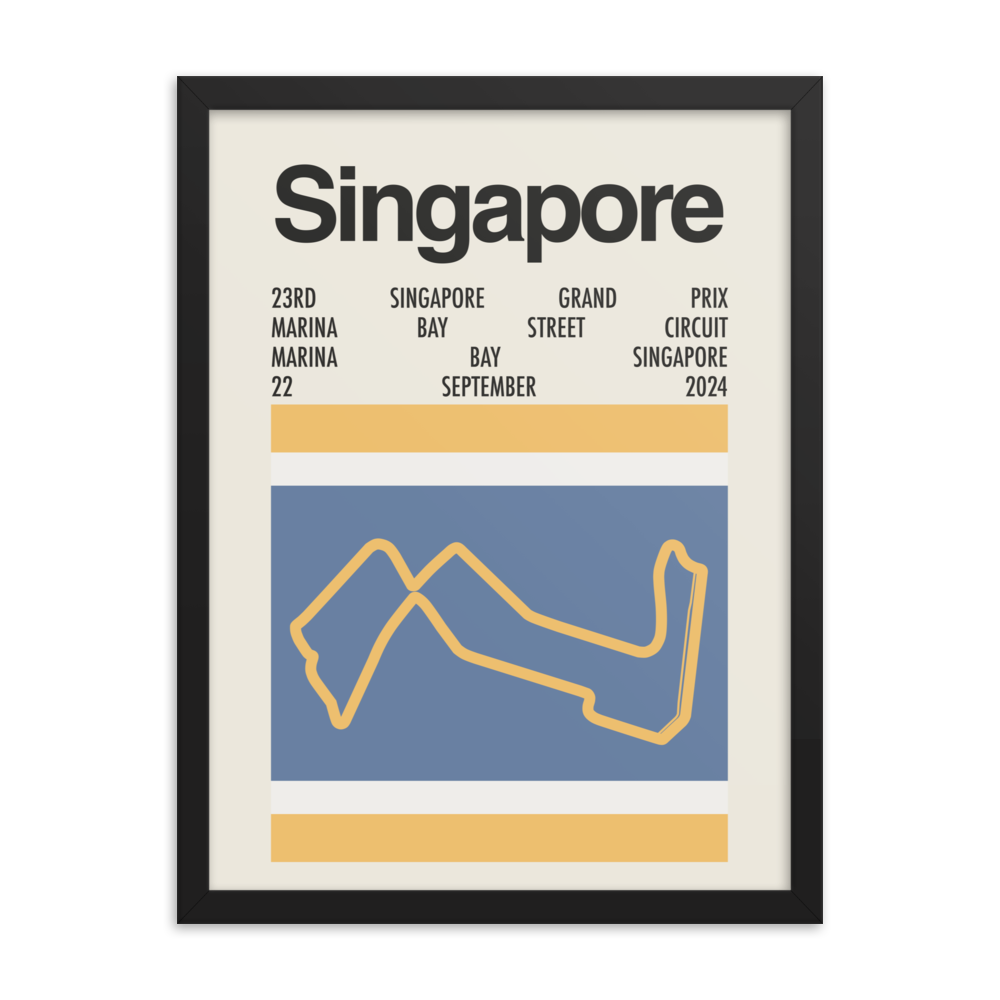 2024 Singapore Grand Prix Print