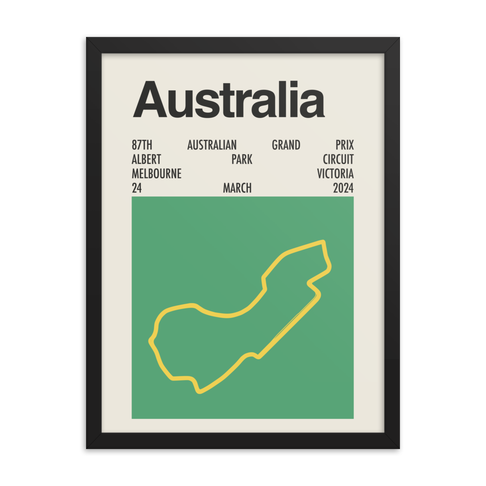 2024 Australian Grand Prix Print