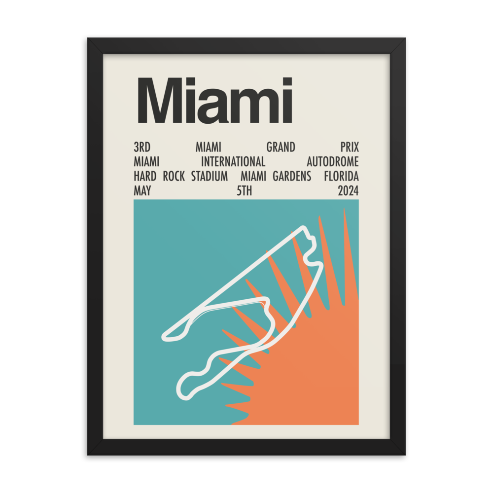 2024 Miami Grand Prix Print