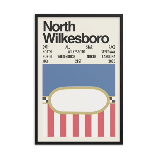 2023 North Wilkesboro All Star Race Print