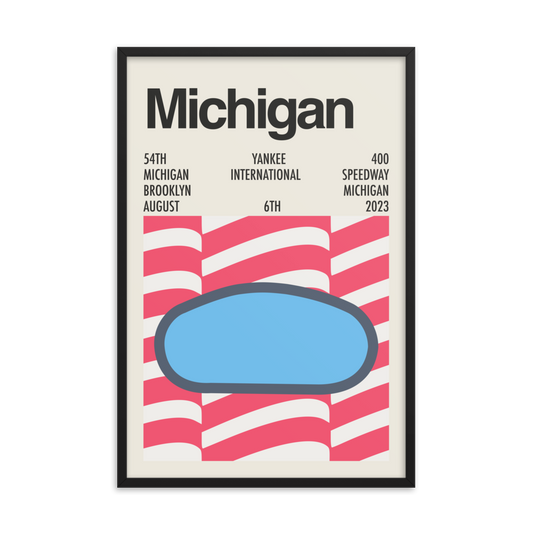 2023 Michigan 500 Race Print