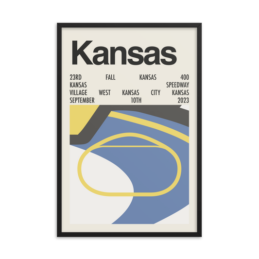2023 Kansas Fall 400 Race Print