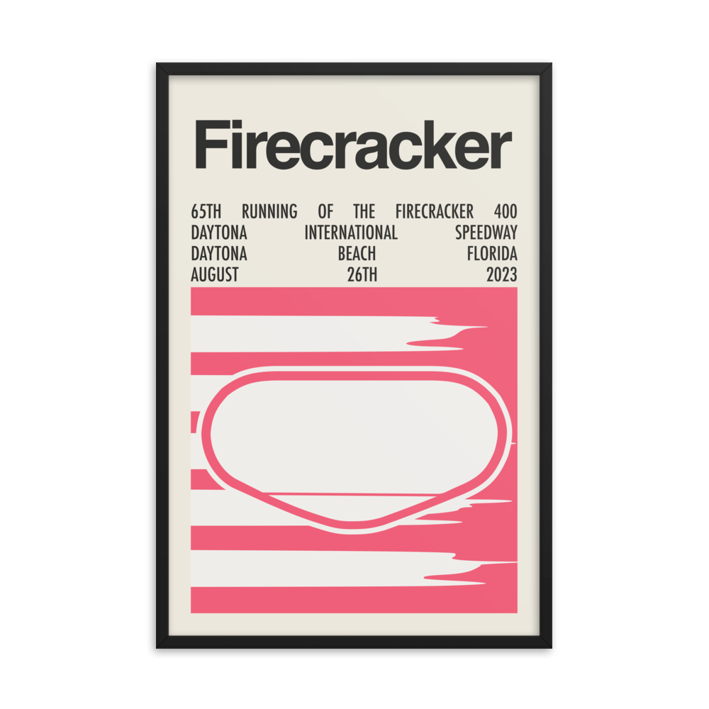 2023 Firecracker 400 Race Print