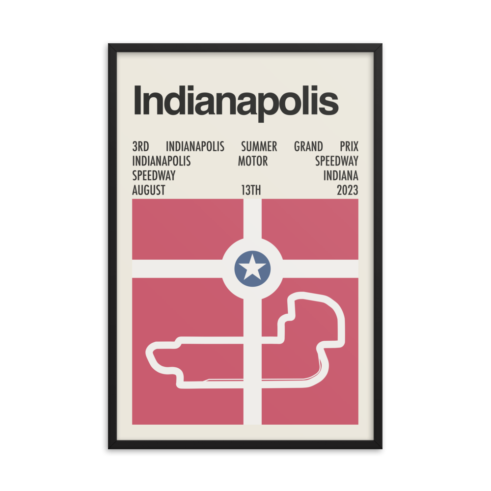 2023 Indianapolis Road Course Race Print
