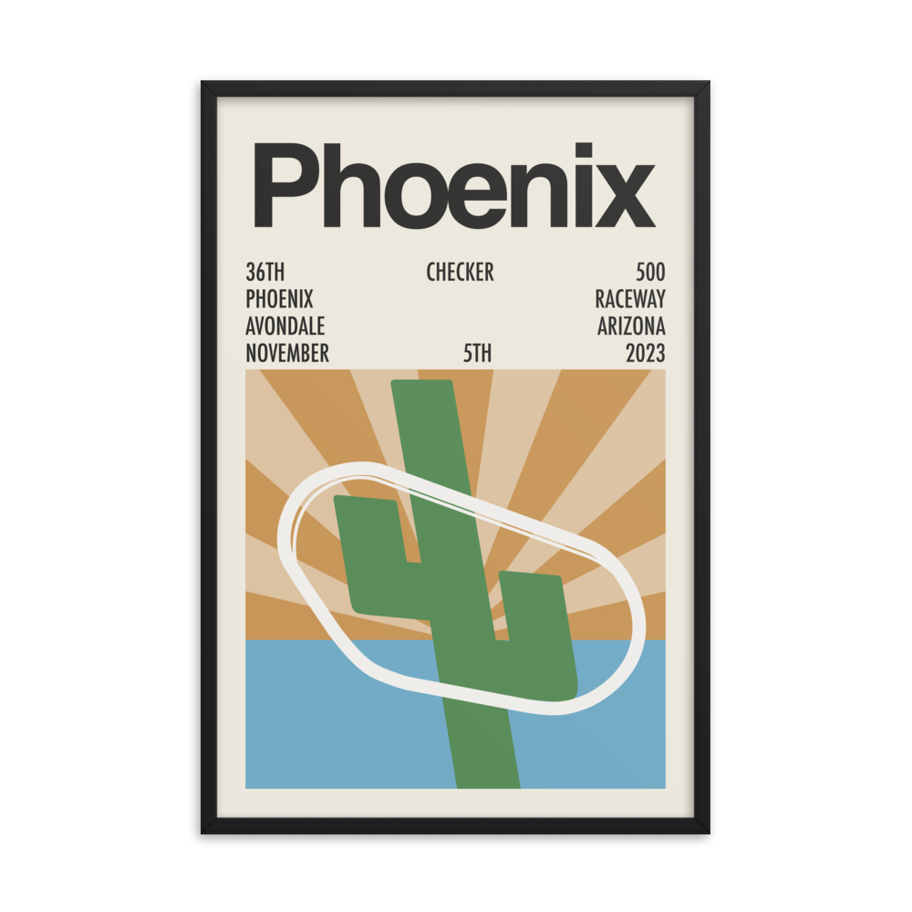 2023 Phoenix Championship Finale Race Print