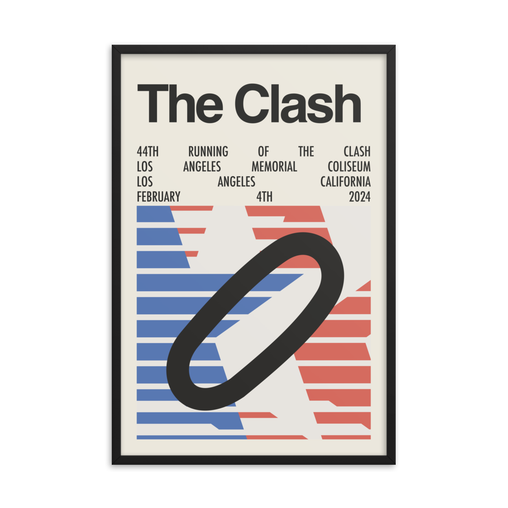 2024 Clash at the Coliseum Race Print