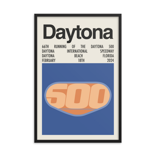 2024 Daytona 500 Race Print
