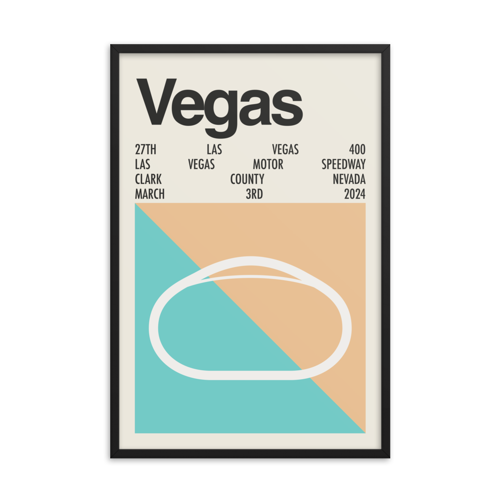 2024 Las Vegas 400 Race Print