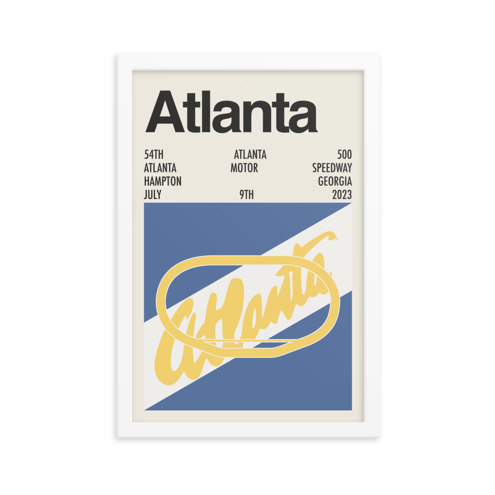 2023 Atlanta 500 Race Print