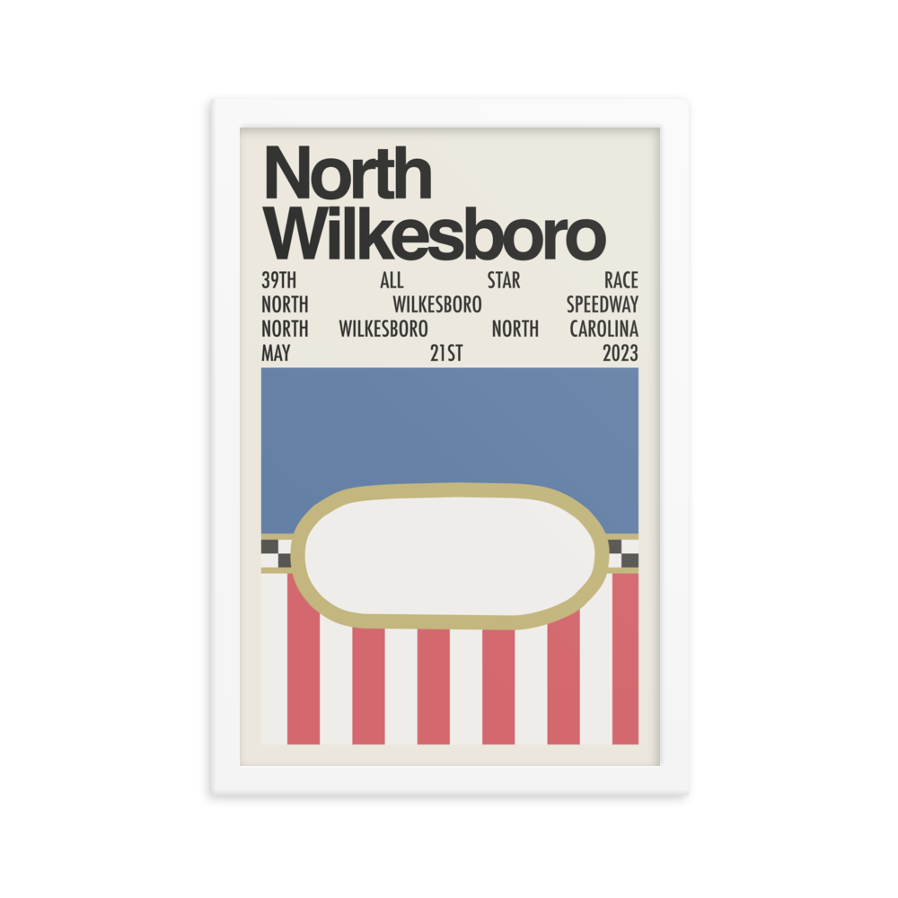 2023 North Wilkesboro All Star Race Print