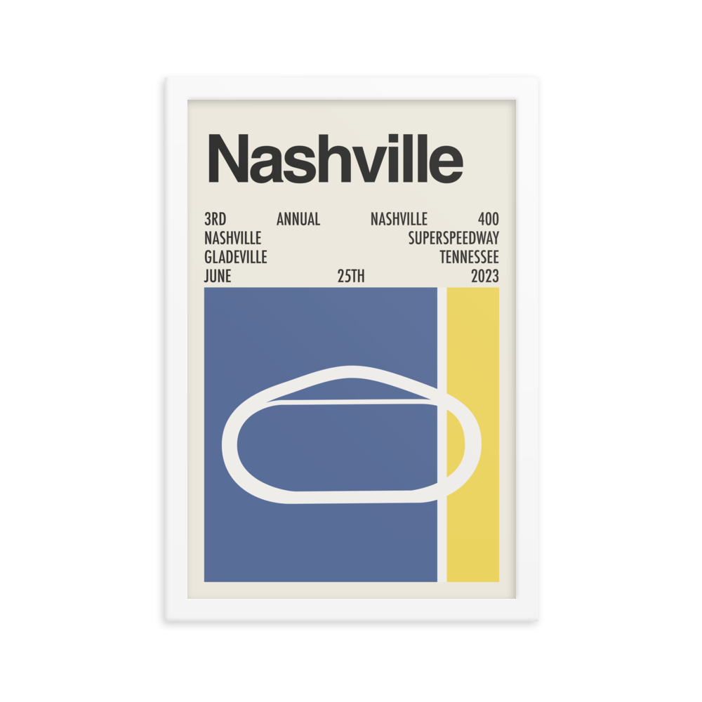 2023 Nashville 400 Race Print