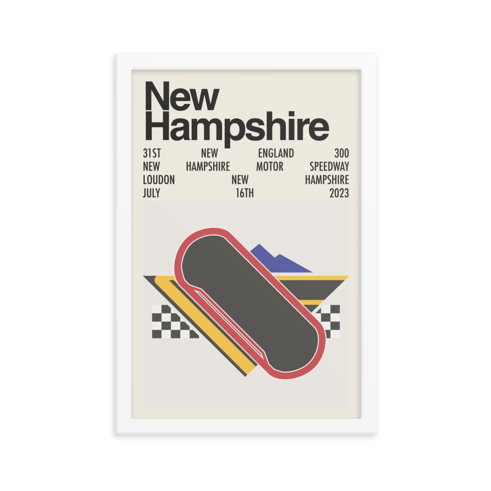 2023 New England 300 Race Print