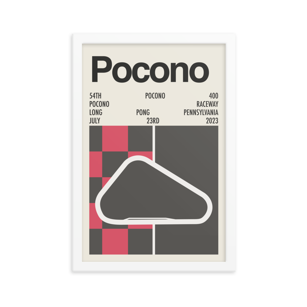 2023 Pocono 400 Race Print