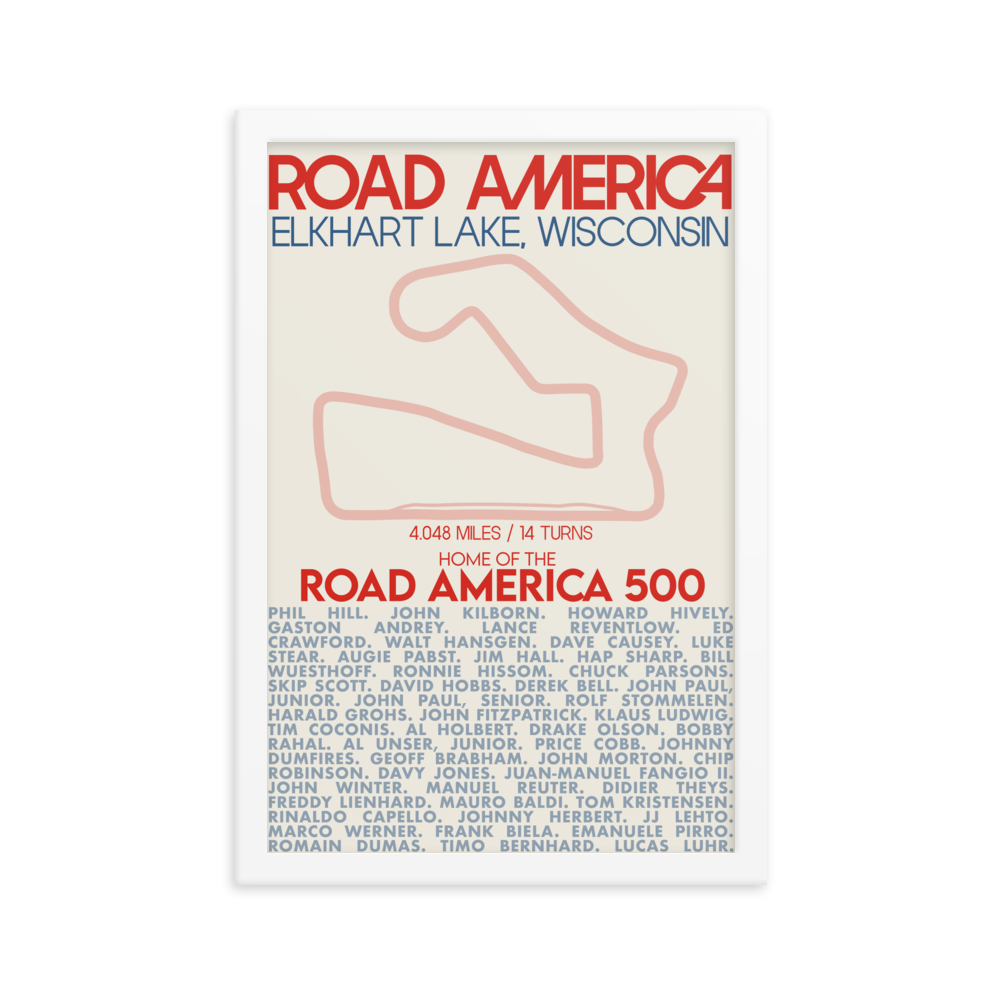 Road America 500 - Great American Races Print
