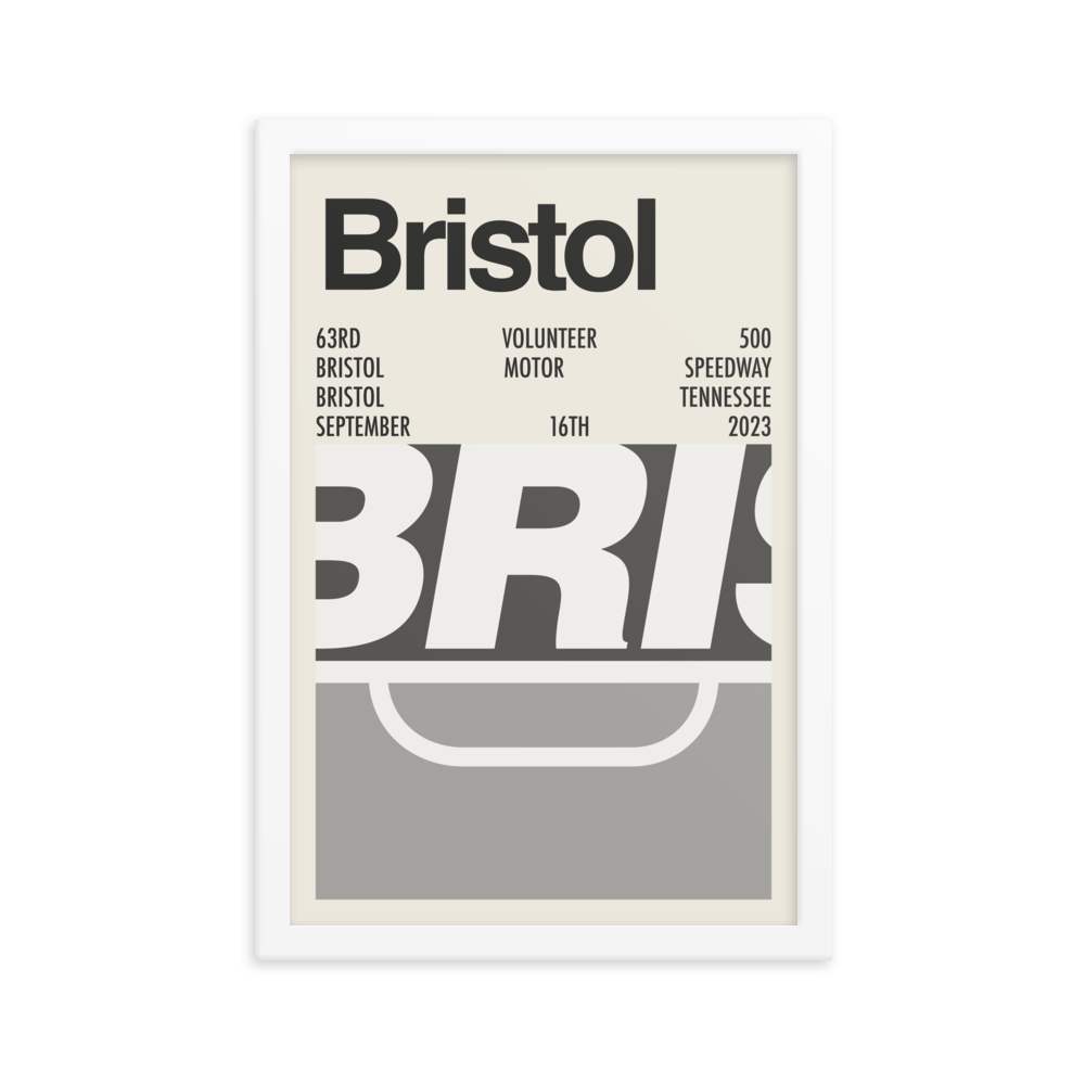 2023 Bristol Night 500 Race Print