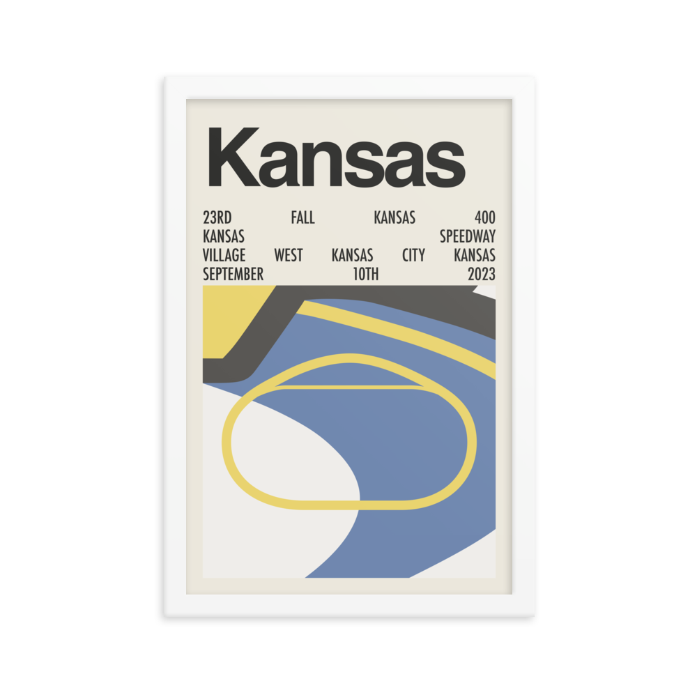 2023 Kansas Fall 400 Race Print