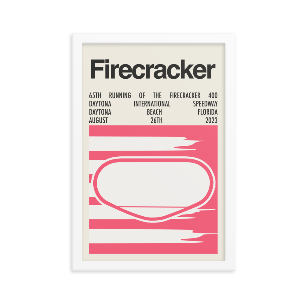 2023 Firecracker 400 Race Print