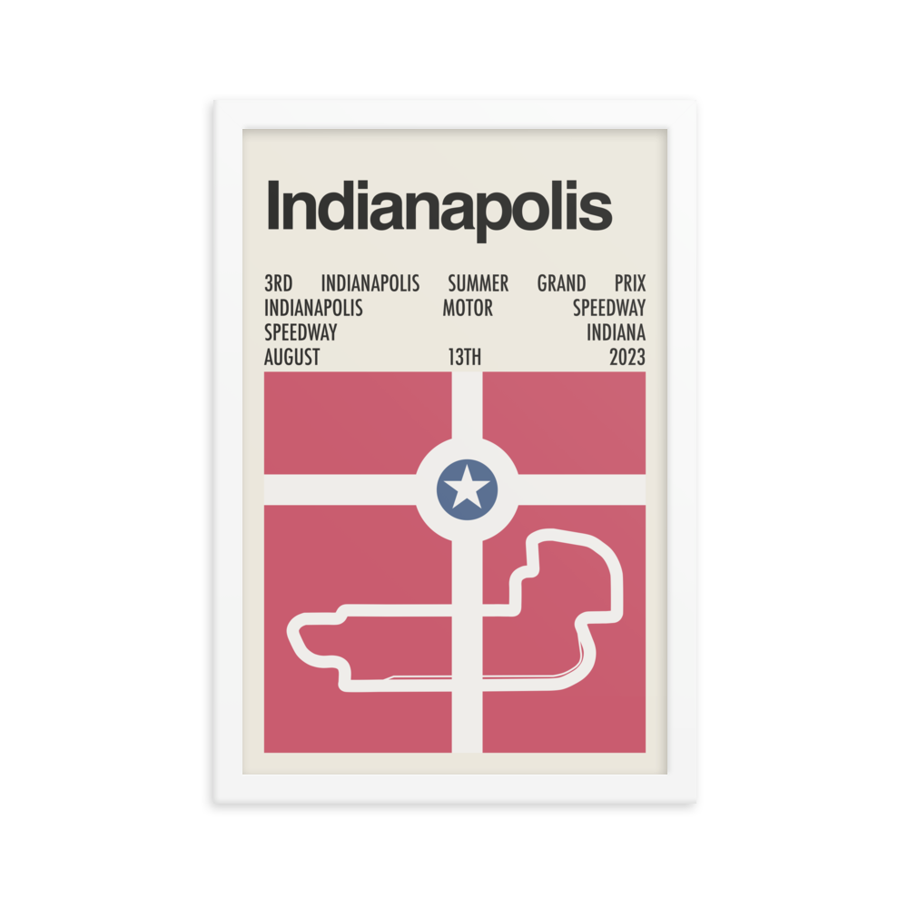 2023 Indianapolis Road Course Race Print