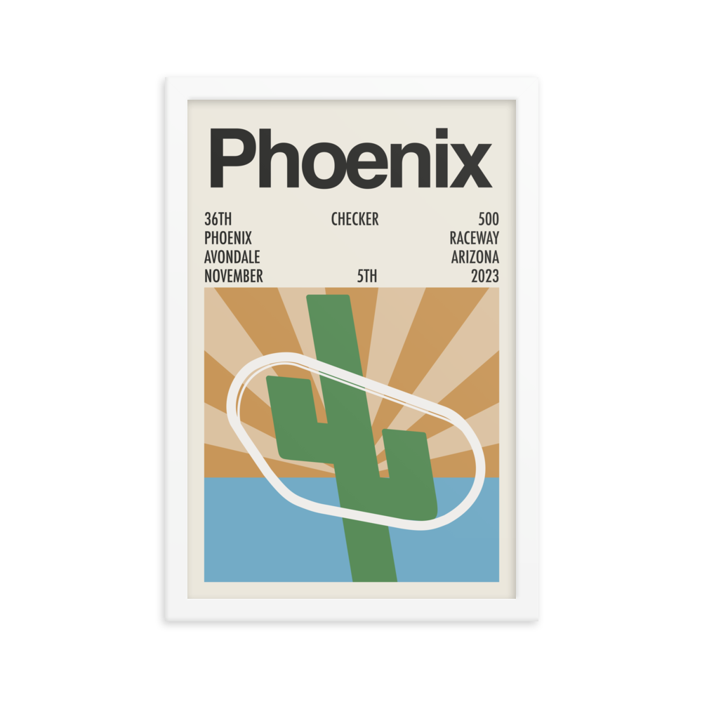 2023 Phoenix Championship Finale Race Print