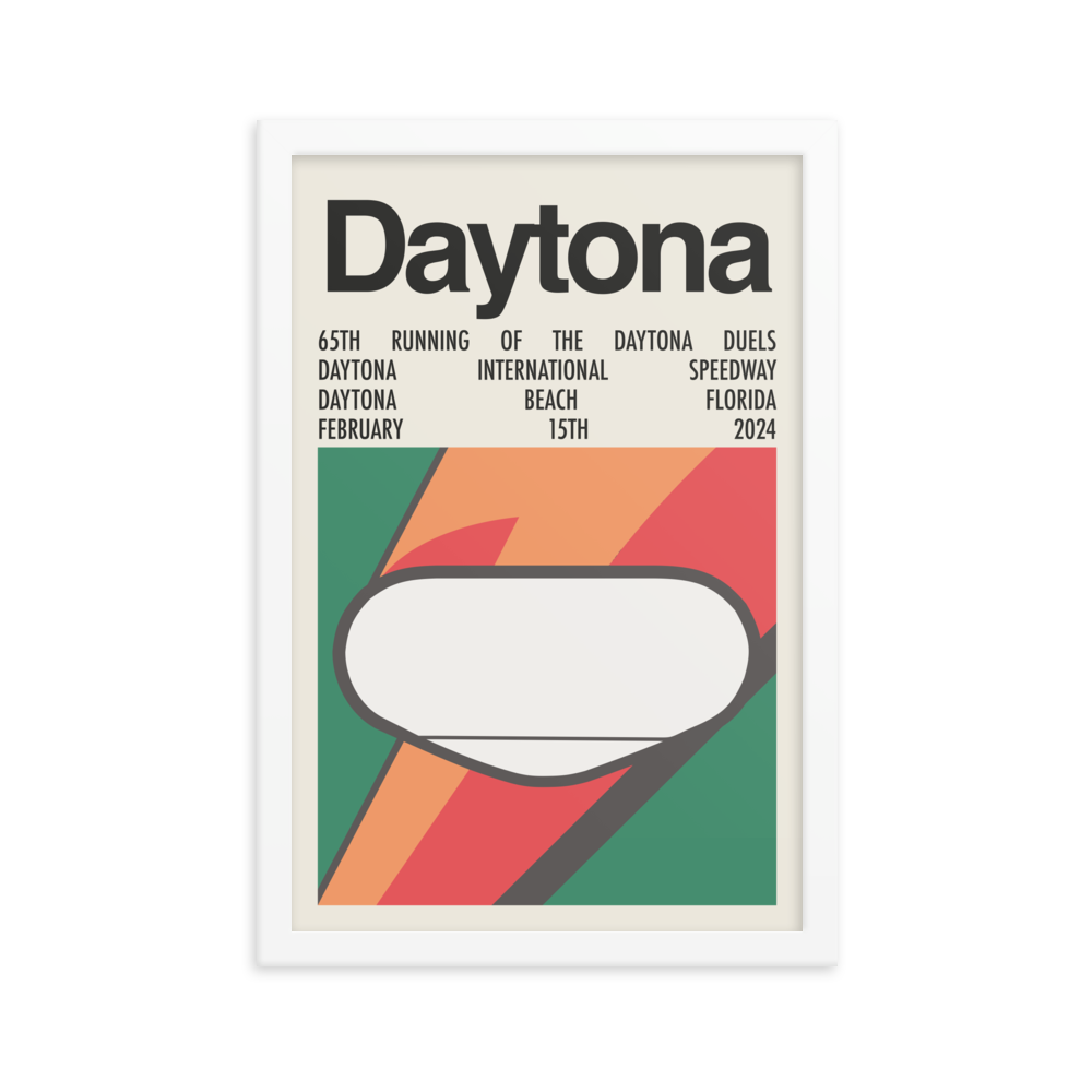 2024 Daytona Duels Race Print