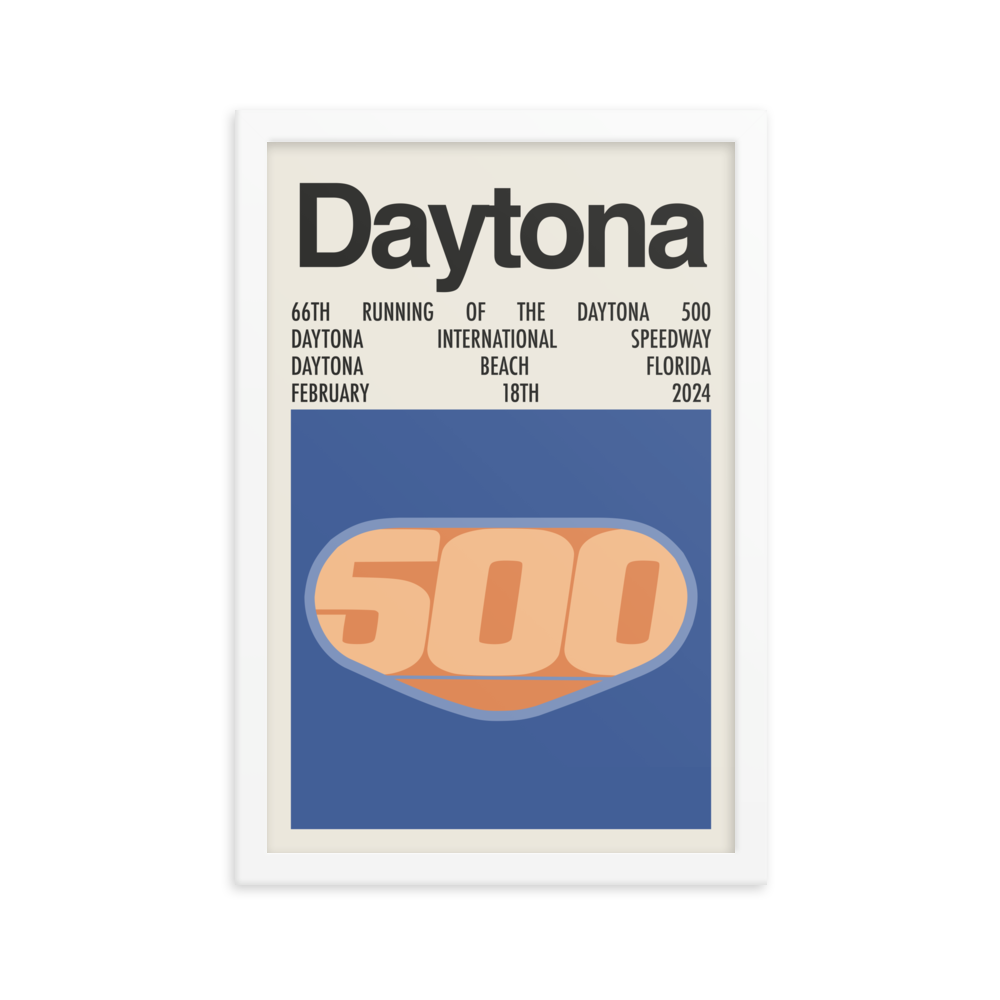 2024 Daytona 500 Race Print