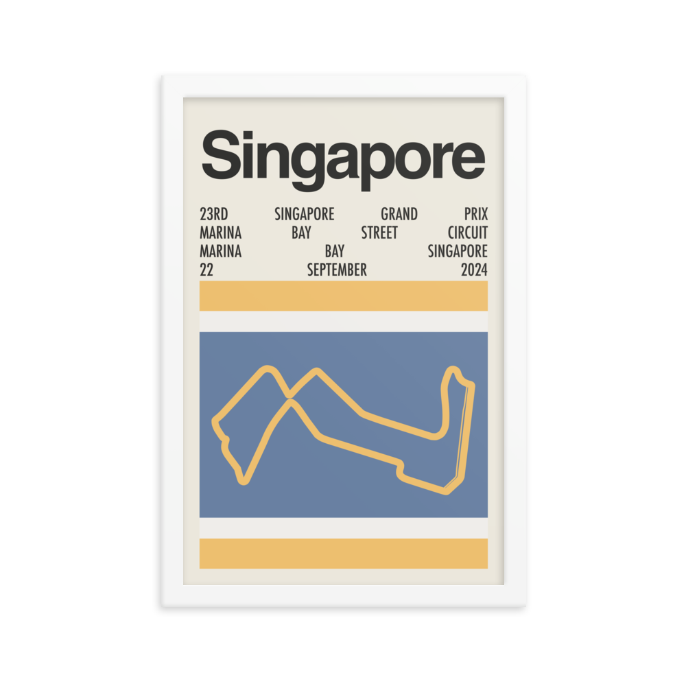2024 Singapore Grand Prix Print