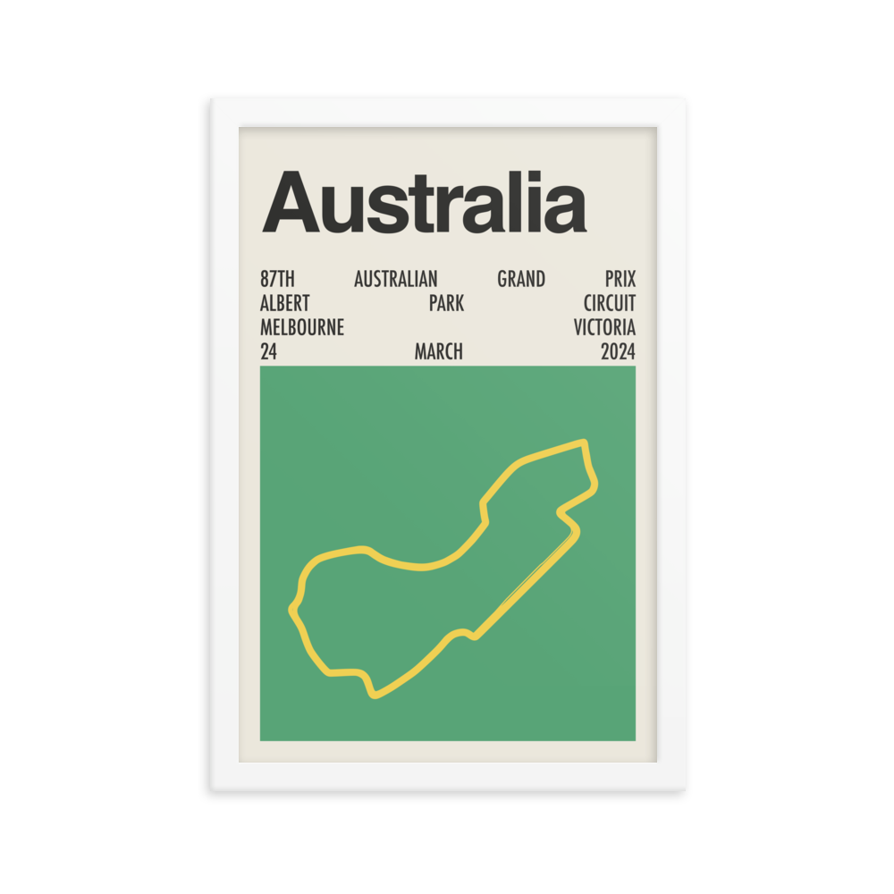 2024 Australian Grand Prix Print