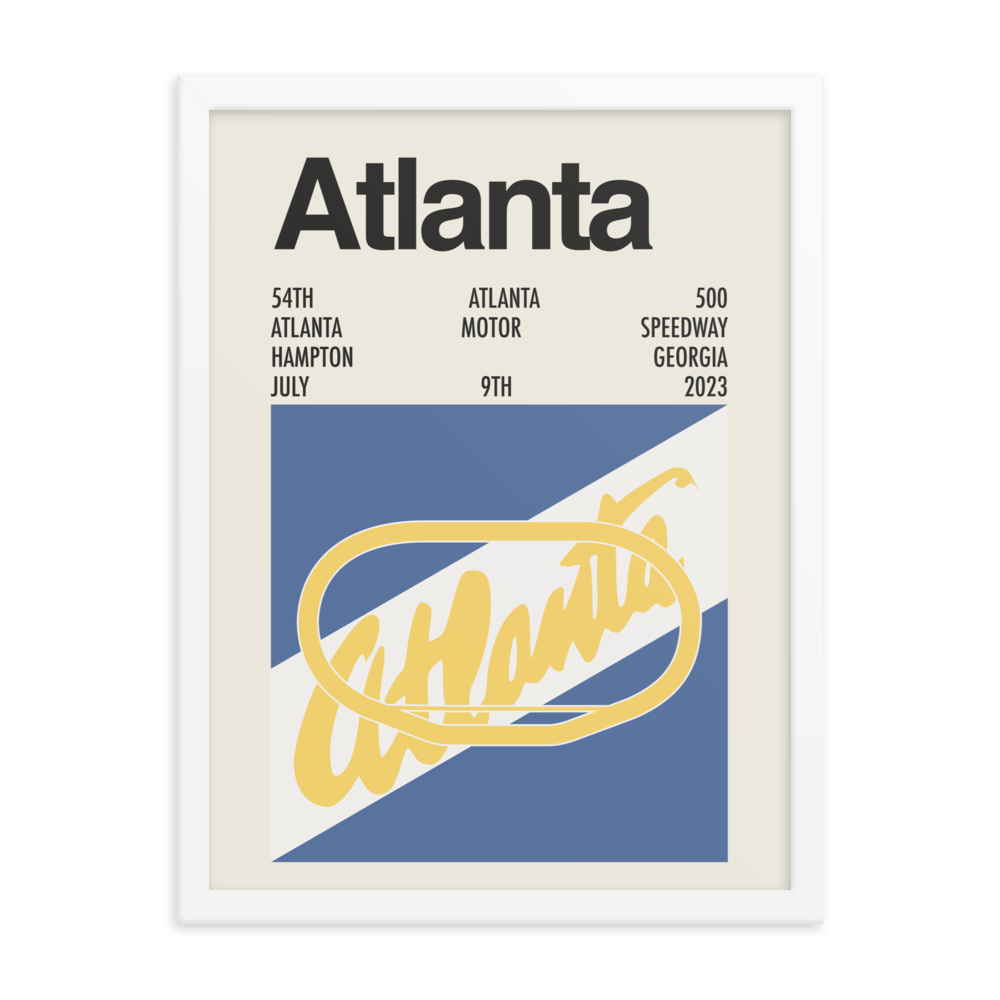 2023 Atlanta 500 Race Print
