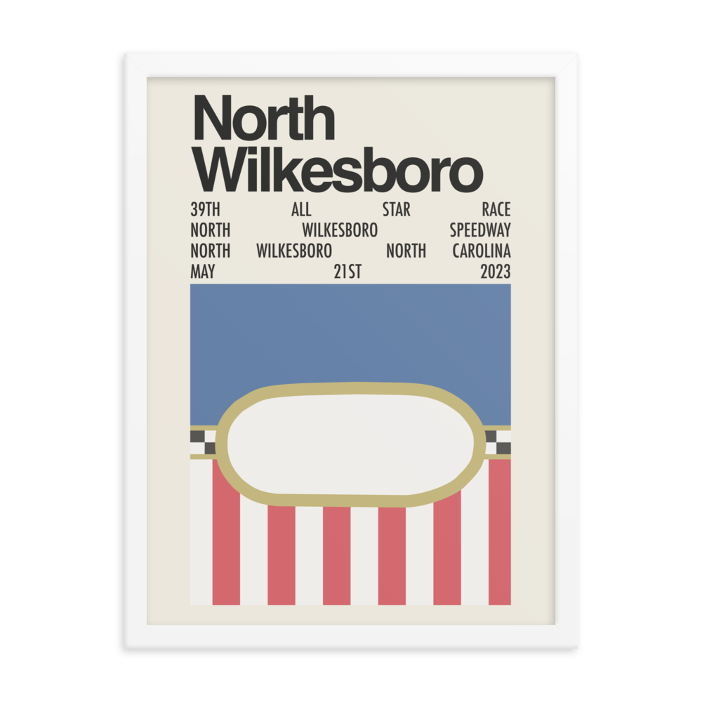 2023 North Wilkesboro All Star Race Print