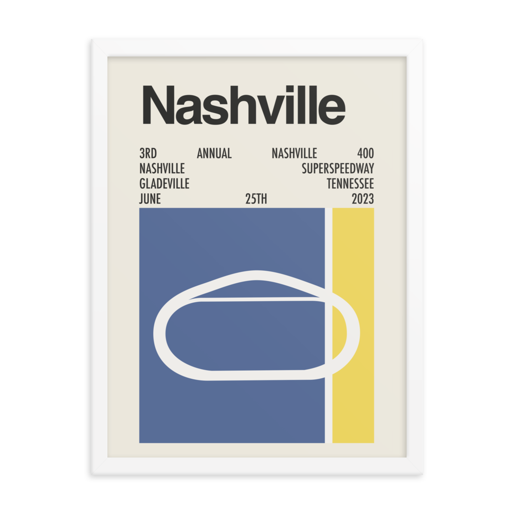 2023 Nashville 400 Race Print
