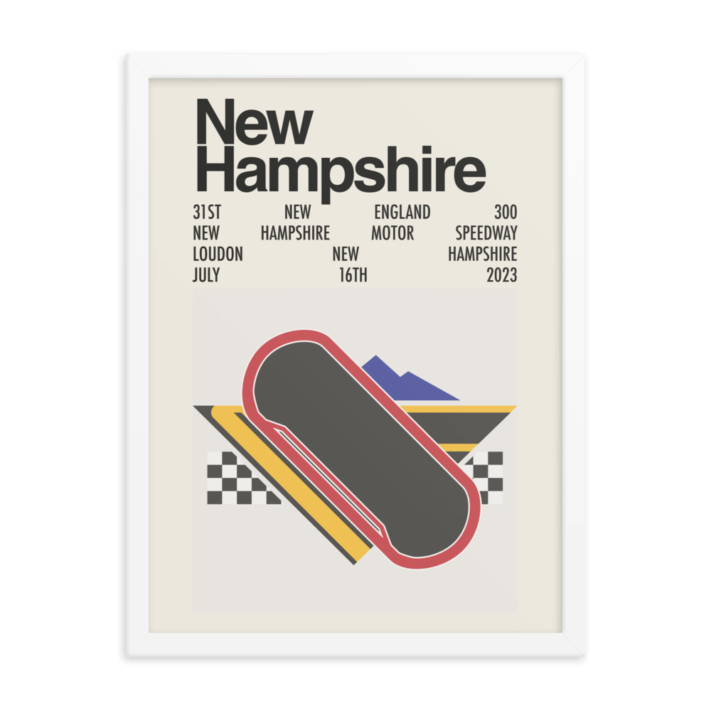 2023 New England 300 Race Print