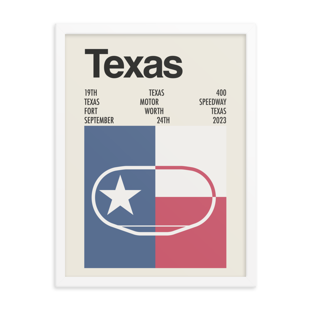 2023 Texas 400 Race Print