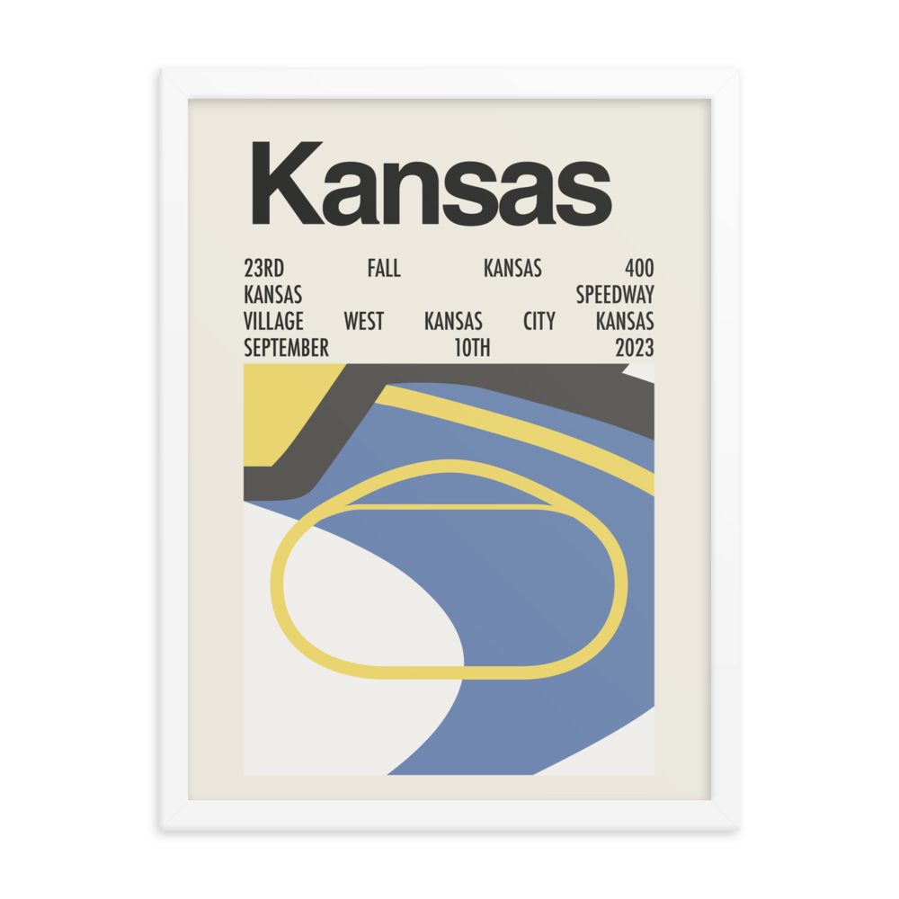 2023 Kansas Fall 400 Race Print