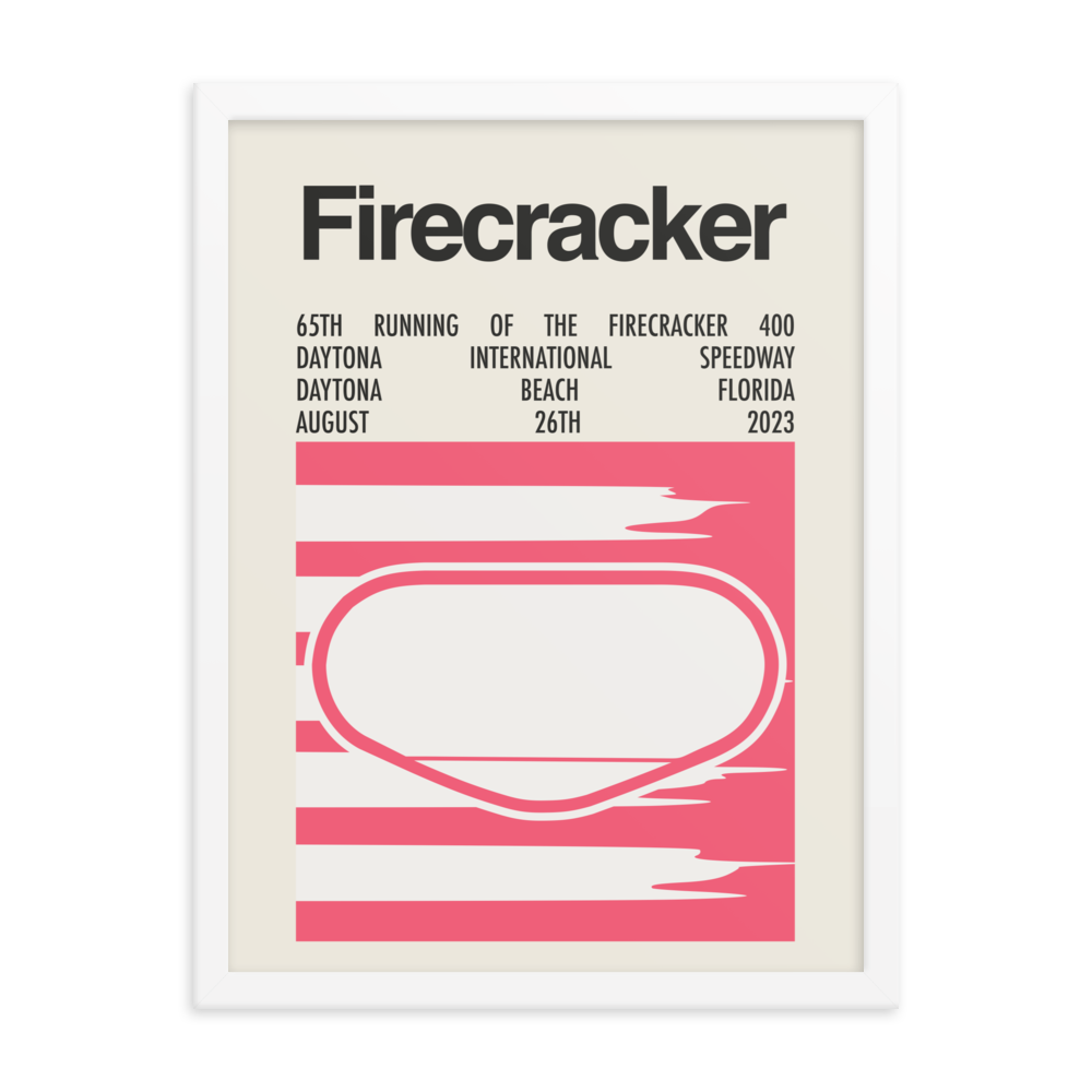 2023 Firecracker 400 Race Print