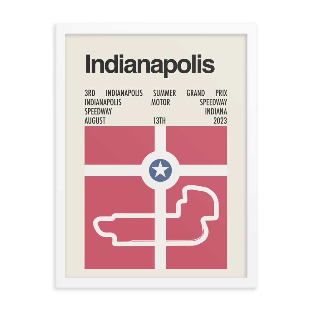 2023 Indianapolis Road Course Race Print