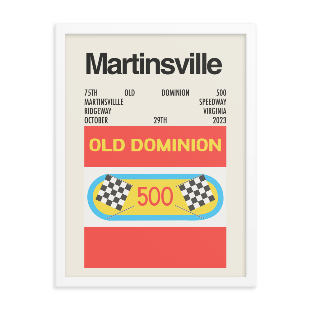 2023 Old Dominion 500 Race Print