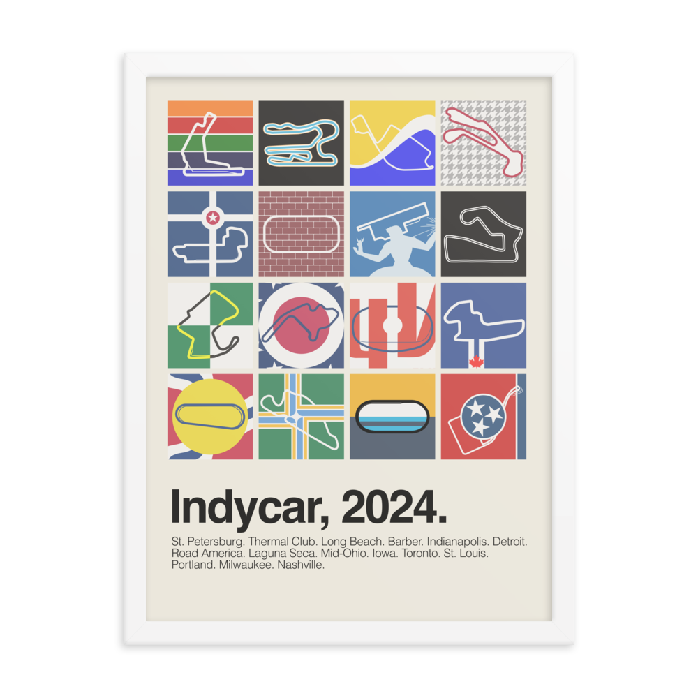 2024 Indycar Season Print
