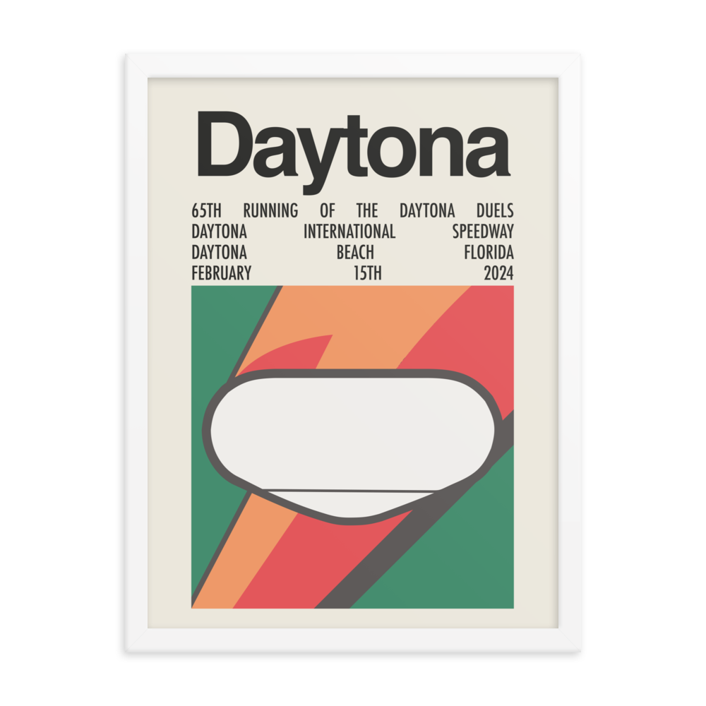 2024 Daytona Duels Race Print