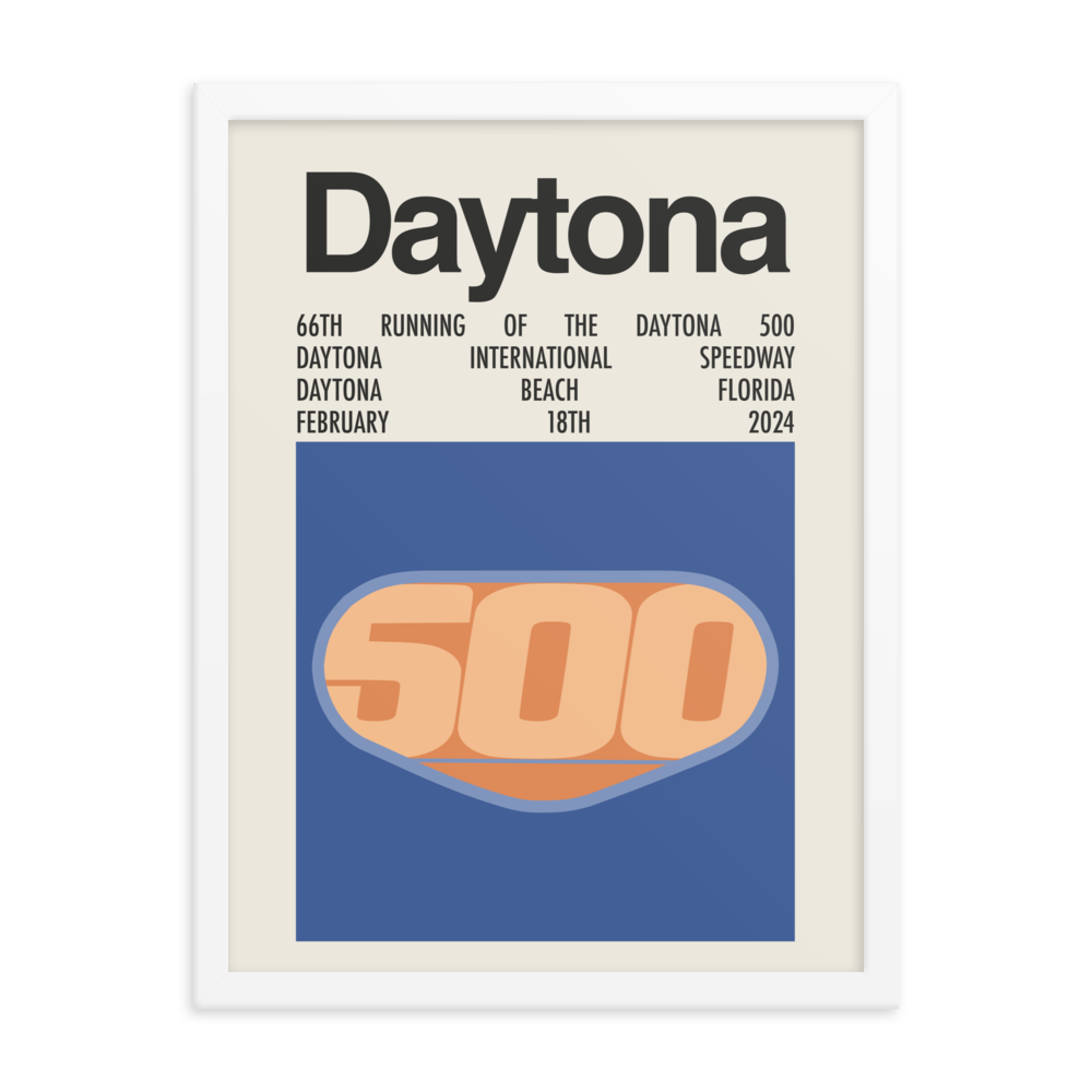 2024 Daytona 500 Race Print